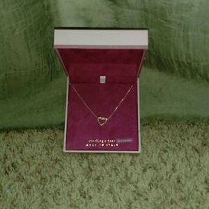 Sterling Silver heart necklace made in Italy